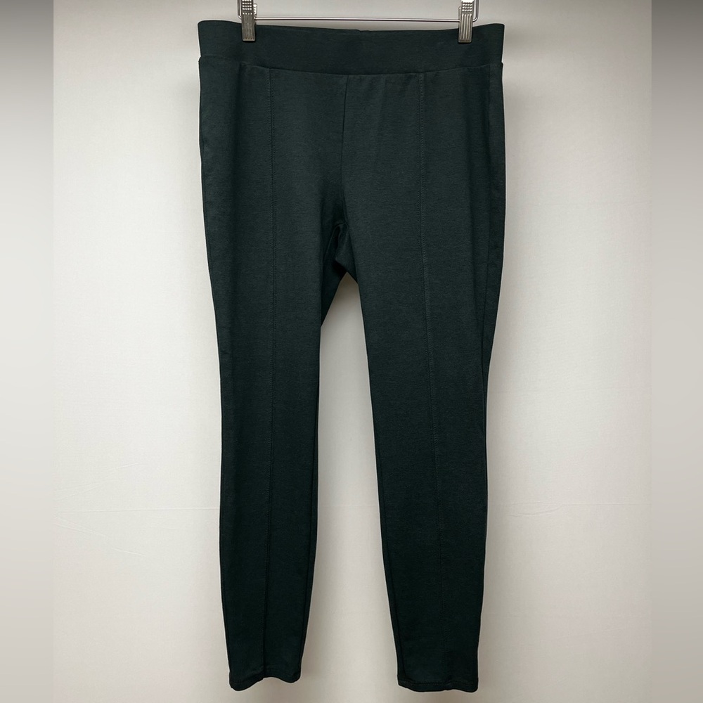 Faded Glory Forest Green Ponte Legging~Size M